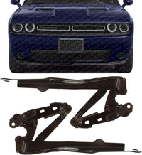 Set of 2 Front Hood Hinge Steel Left Driver & Right Passenger Side Direct Replacement Compatible with 2007-2010 Chrysler 300/2008-2023 Challenger CH1236115 CH1236116 5065264AL
