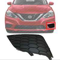 Front Fog Light Cover Left Driver Side Direct Replacement Compatible With 2016-2019 Nissan Sentra NI1038142 622574AF0B