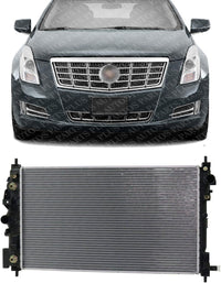 Front Radiator Aluminum Core Direct Replacement Compatible With 2013-2019 Cadillac XTS GM3010552 22747160