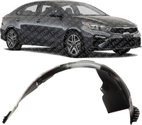 Front Fender Liner Right Passenger Side Direct Replacement Compatible With 2019-2021 Kia Forte KI1249159 86812M7000