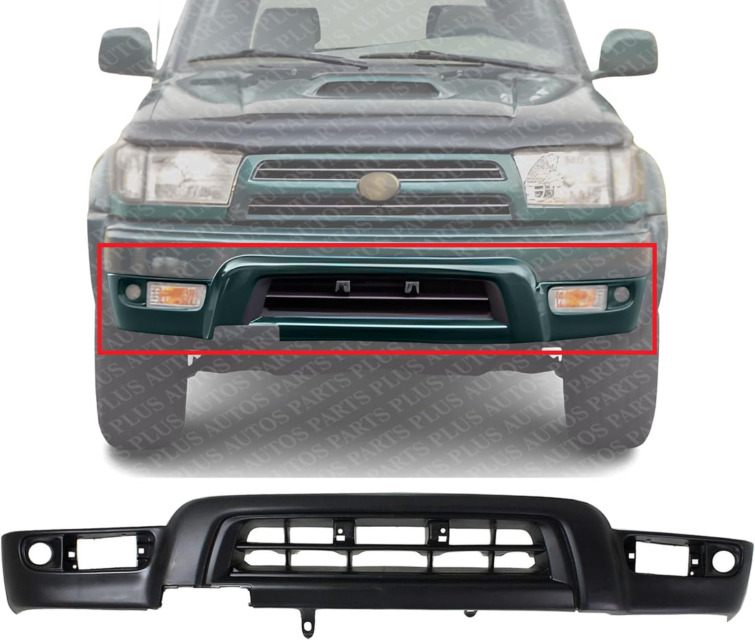 Front Lower Valance Panel Primed With Fender Flare Holes Direct Replacement Compatible With 1999-2002 Toyota 4Runner TO1095181 5391135912
