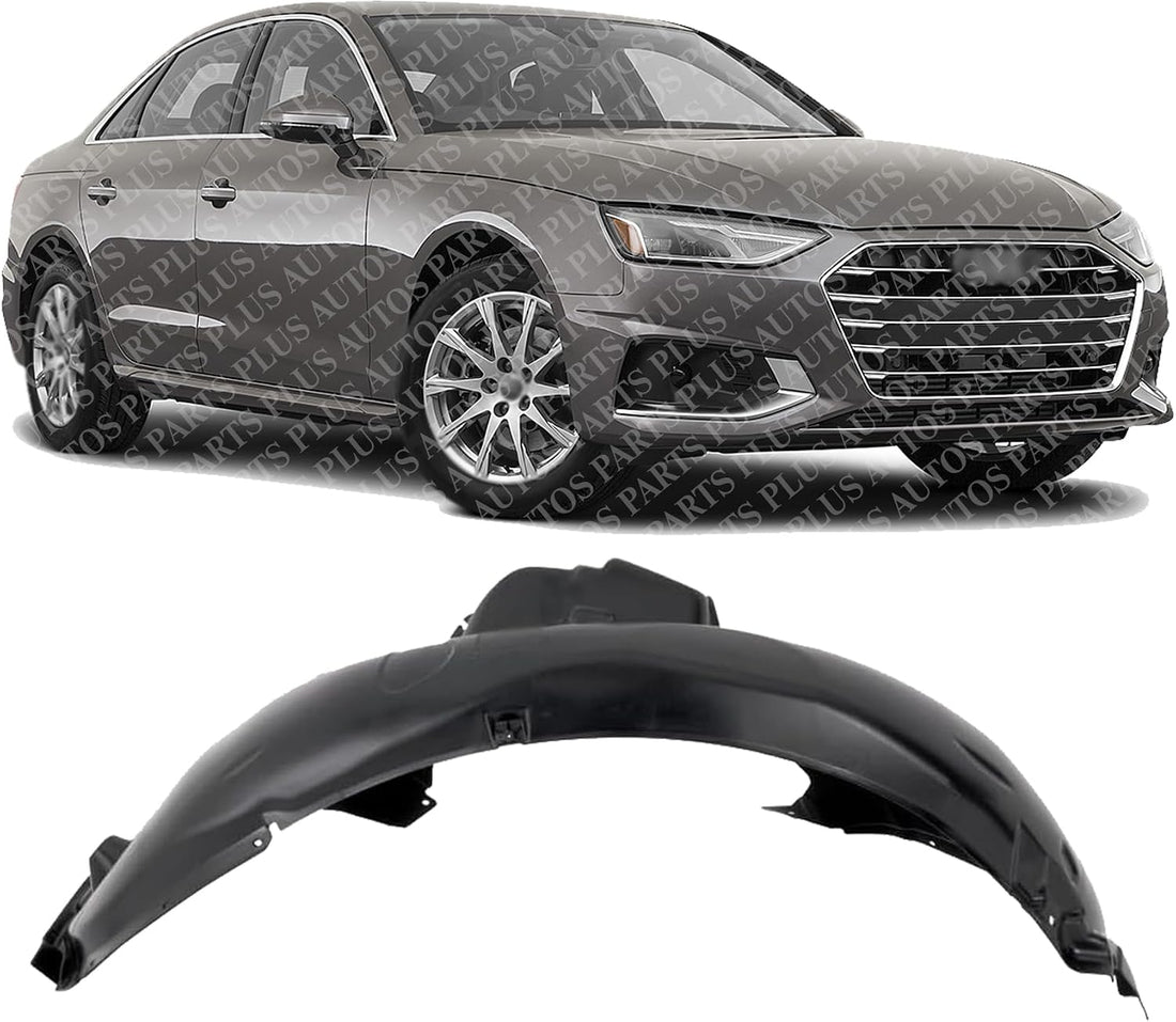 Front Fender Liner Right Passenger Side Direct Replacement Compatible With 2020-2021 Audi A4 / S4 AU1249151 8W0821172G