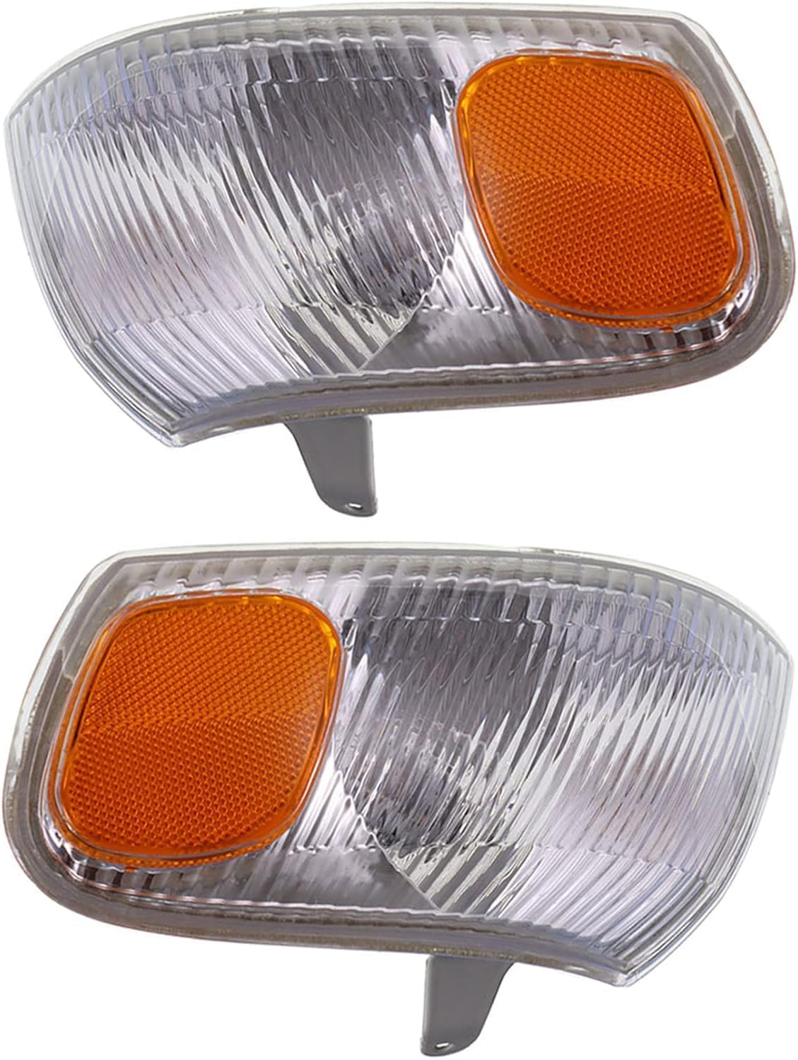 Set Of 2 Front Corner Signal Light Assembly Right Passenger & Left Driver Side Direct Replacement Compatible With 1998-2000 Toyota Corolla TO2521150 TO2520150 8151002040 8152002040