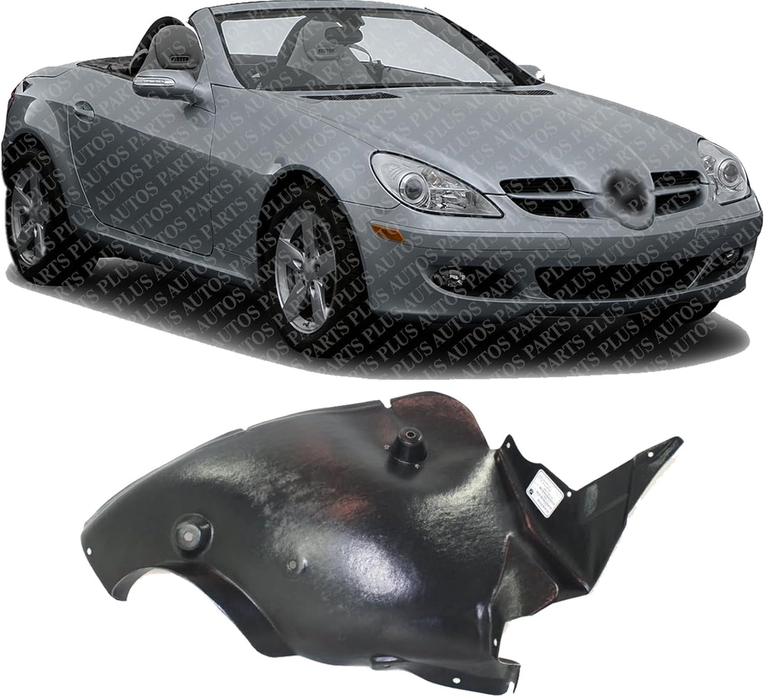 Front Fender Liner Rear Section Right Passenger Side Direct Replacement Compatible With 2005-2011 Mercedes Benz SLK-Class MB1249155 1716981830