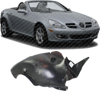 Front Fender Liner Rear Section Right Passenger Side Direct Replacement Compatible With 2005-2011 Mercedes Benz SLK-Class MB1249155 1716981830