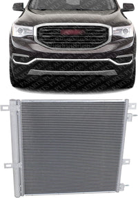 AUTOS PARTS PLUS Front A/C Condenser Aluminum Core Direct Replacement Compatible With 2017-2022 GMC Acadia / XT5 GM3030320 85557762 84504267 84129805