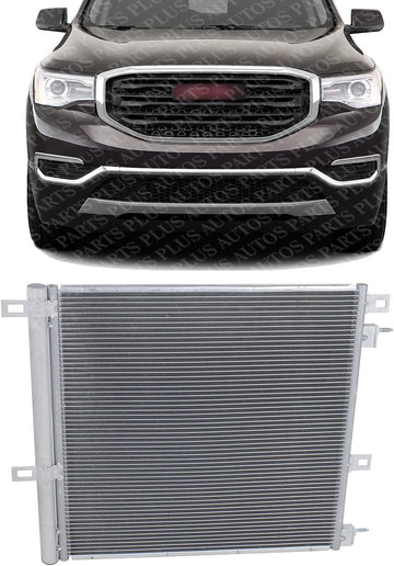 AUTOS PARTS PLUS Front A/C Condenser Aluminum Core Direct Replacement Compatible With 2017-2022 GMC Acadia / XT5 GM3030320 85557762 84504267 84129805