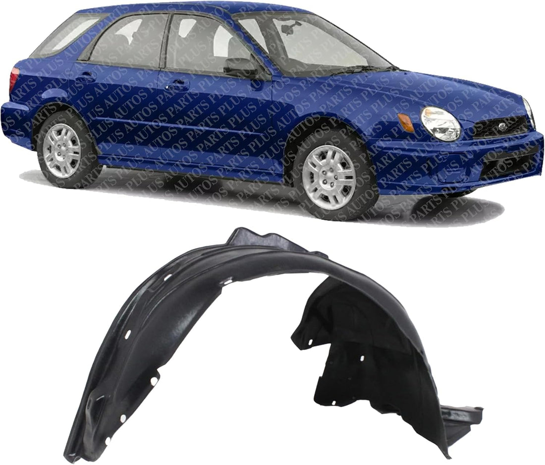 Front Fender Liner Right Passenger Side Direct Replacement Compatible With 2002-2003 Subaru Impreza SU1249107 59110FE022