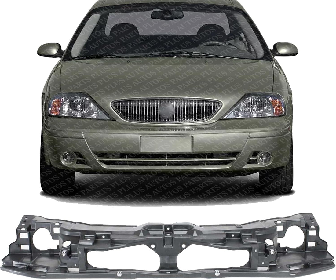 Front Grille Opening Header Panel Thermoplastic & Fiberglass Direct Replacement Compatible With 2000-2007 Ford Taurus FO1221120 1F1Z8A284AA