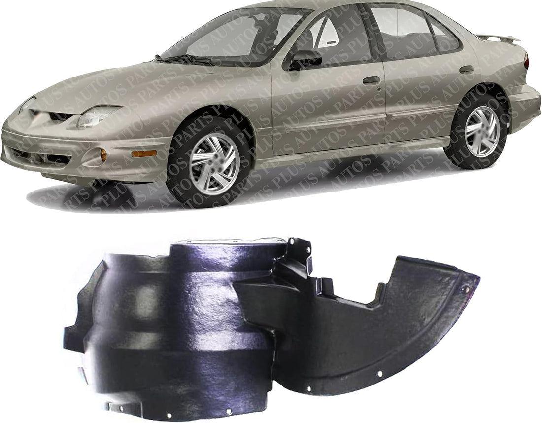 Front Section Fender Liner Right Passenger Side Direct Replacement Compatible With 2000-2002 Pontiac Sunfire GM1249136 22605366