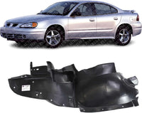 Front Section Fender Liner Left Driver Side Direct Replacement Compatible With 1999-2004 Pontiac Grand Am GM1248133 22618673