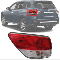 Tail Light Assembly Left Driver Side Direct Replacement Compatible With 2013-2016 Nissan Pathfinder NI2804101 265553KA0A