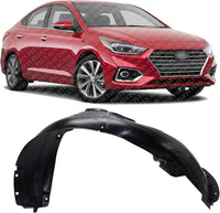Front Fender Liner Right Passenger Side Direct Replacement Compatible With 2018-2022 Hyundai Accent HY1249170 86812J0000