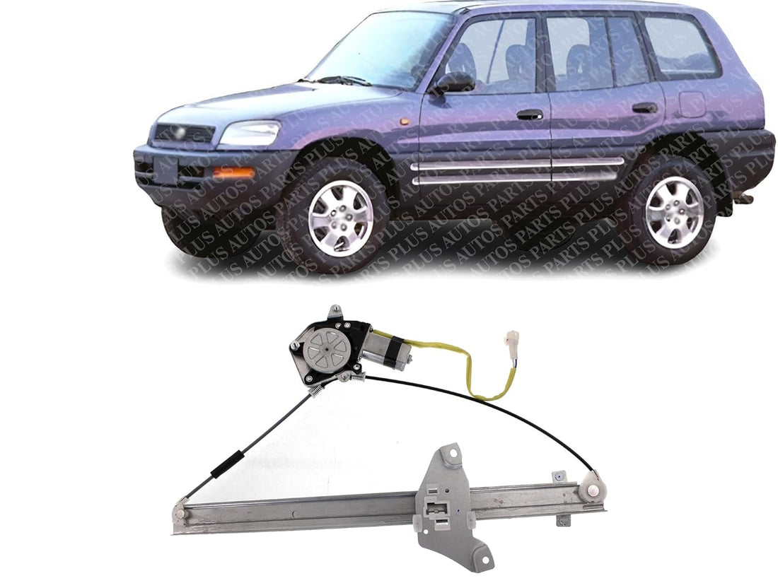 Front Window Regulator with Motor Left Driver Side Compatible with Direct Replacement 1996-2000 Toyota RAV4 TO1350188 6982042041