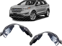 Set Of 2 Front Fender Liners Injection From Left Driver & Right Passenger Side Direct Replacement Compatible With 2015-2018 Ford Edge FO1249177 FO1248177 ‎FT4Z16102H FT4Z16103E