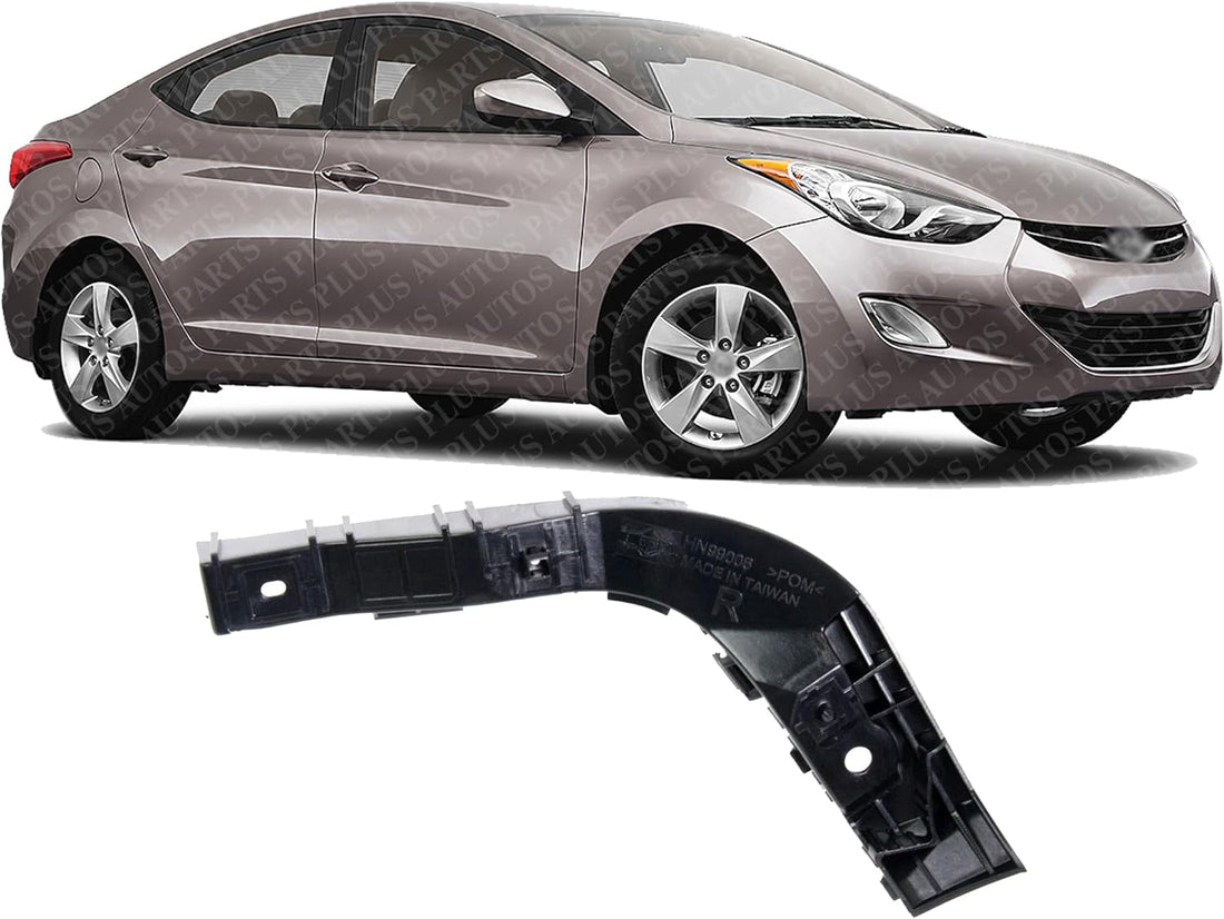 Front Bumper Lower Cover Bracket Right Passenger Side Direct Replacement Compatible With 2007-2010 Hyundai Elantra HY1067112 865142H000