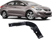 Front Bumper Lower Cover Bracket Right Passenger Side Direct Replacement Compatible With 2007-2010 Hyundai Elantra HY1067112 865142H000