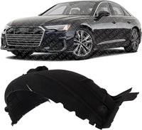 Front Fender Liner Left Driver Side Direct Replacement Compatible With 2019-2023 Audi A6 Quattro AU1248150 4K0821171M