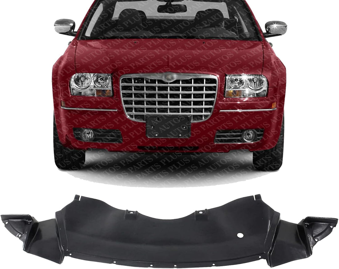 Front Engine Splash Shield Under Cover Direct Replacement Compatible with 2005-2008 Dodge Magnum / 2005-2010 Chrysler 300/2006-2010 Charger CH1228100 4806104AE
