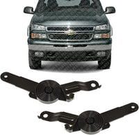 Set Of 2 Front Hood Hinge Spring Left Driver & Right Passenger Side Direct Replacement Compatible With Chevrolet Silverado/GMC Sierra 1500 2500 1999-2006 / Cadillac Escalade 02-06