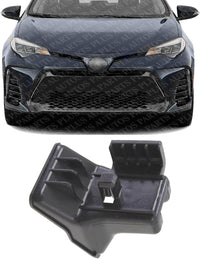 Front Bumper Cover Retainer Plastic Direct Replacement Compatible With 2017-2019 Toyota Corolla / 2020-2024 Highlander TO1031116 5252702020