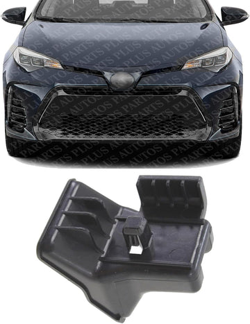 Front Bumper Cover Retainer Plastic Direct Replacement Compatible With 2017-2019 Toyota Corolla / 2020-2024 Highlander TO1031116 5252702020