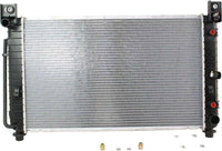Front Radiator 28 in x 17 in Core Without Rear Auxiliary A/C Direct Replacement Compatible with 1999-2004 Chevrolet Silverado/GMC Sierra 1500 GM3010436 15193110