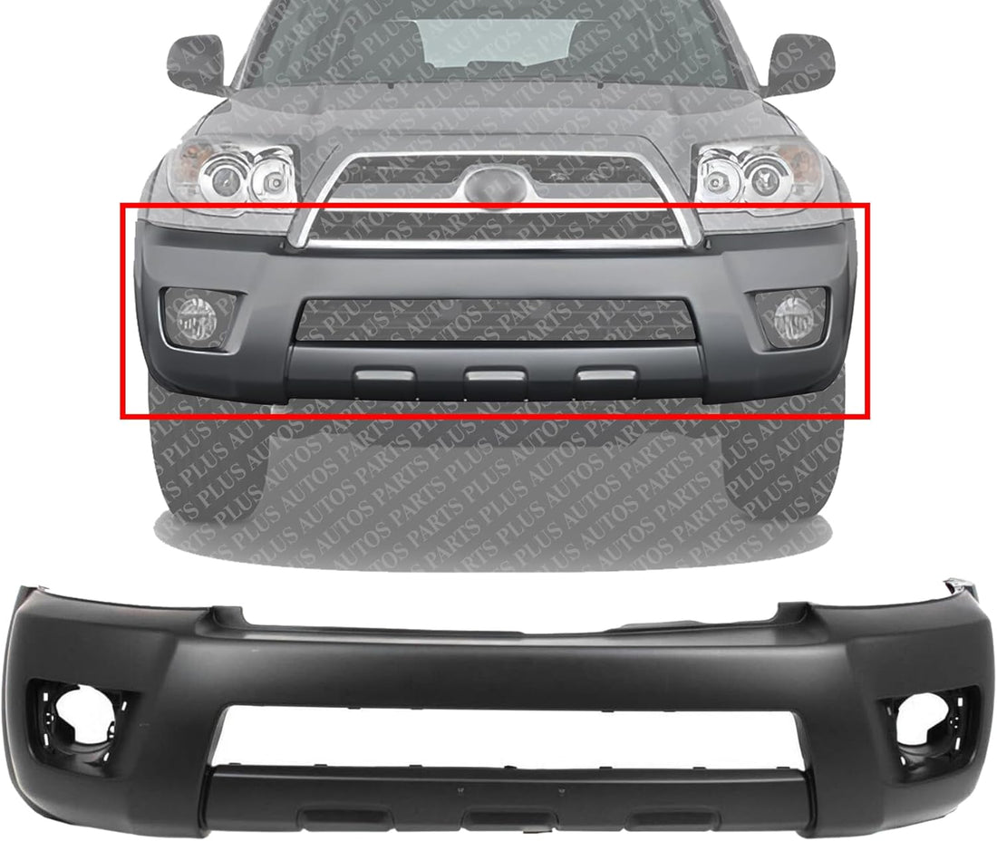 AUTOS PARTS PLUS Front Bumper Cover Primed Direct Replacement Compatible With 2006-2009 Toyota 4Runner TO1000326 5211935903