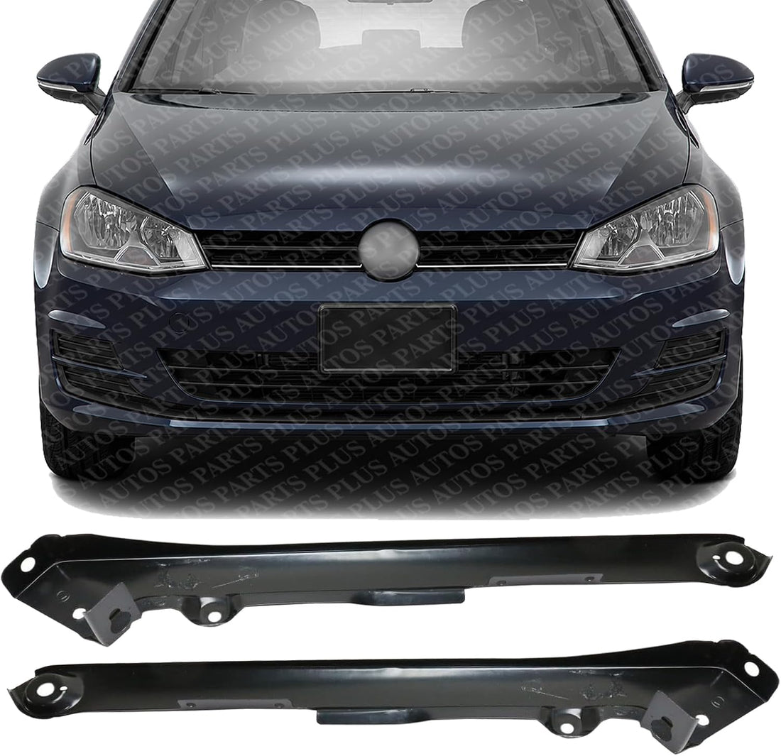 Set of 2 Front Head Light Bracket Steel Left Driver & Right Passenger Side Direct Replacement Compatible with 2015-2021 Volkswagen GTI / Golf VW2509101 VW2508101 5GM805932 5GM805931