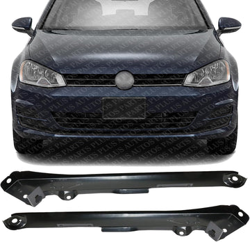 Set of 2 Front Head Light Bracket Steel Left Driver & Right Passenger Side Direct Replacement Compatible with 2015-2021 Volkswagen GTI / Golf VW2509101 VW2508101 5GM805932 5GM805931