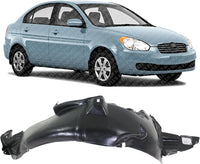 Front Fender Liner Right Passenger Side Direct Replacement Compatible With 2006-2011 Hyundai Accent HY1251113 868121E000