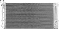 Front A/C Condenser Aluminum Core Direct Replacement Compatible With 2010-2012 Hyundai Genesis Coupe HY3030145 976062M100