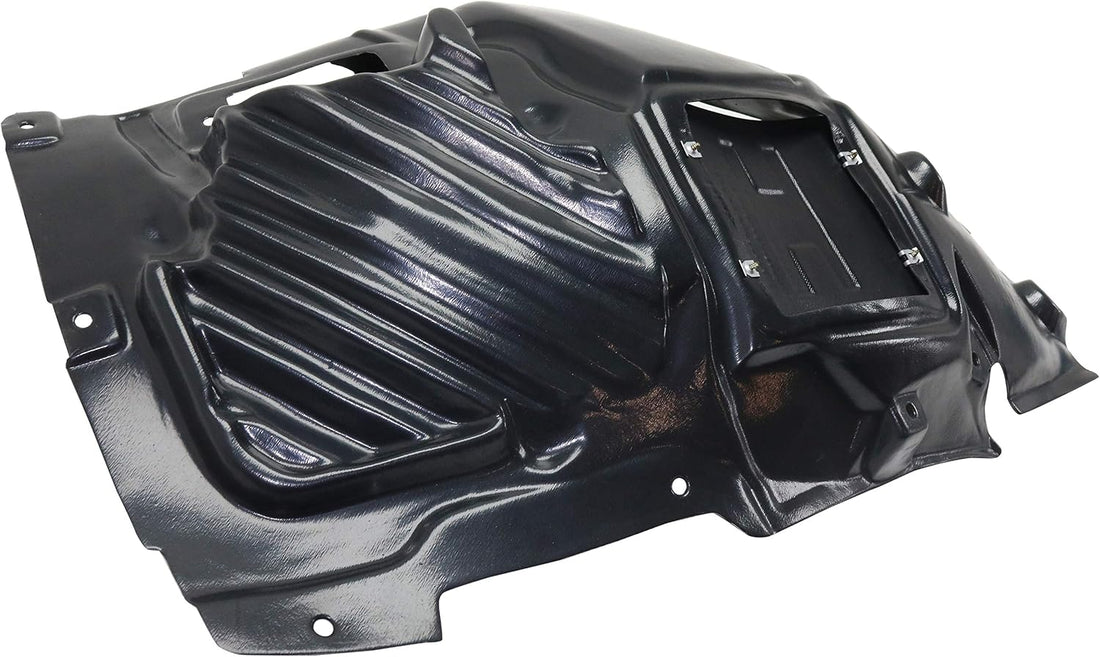 Front Fender Liner Middle Section Left Driver Side Direct Replacement Compatible With 2014-2019 BMW 3-Series GT BM1248154 51717288909