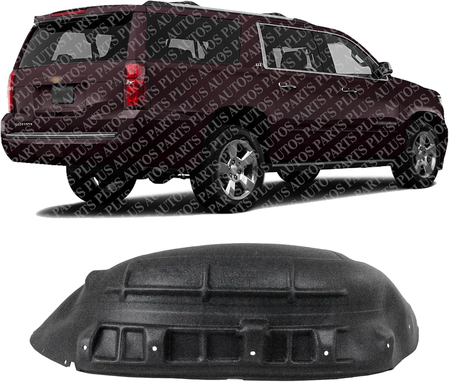 Rear Fender Liner Right Passenger Side Direct Replacement Compatible With 2015-2020 Chevrolet Suburban/GMC Yukon GM1763107 22806446