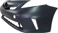 AUTOS PARTS PLUS Front Bumper Cover Primed With Fog Light Holes Direct Replacement Compatible With 2012-2014 Toyota Prius TO1000388 5211947923
