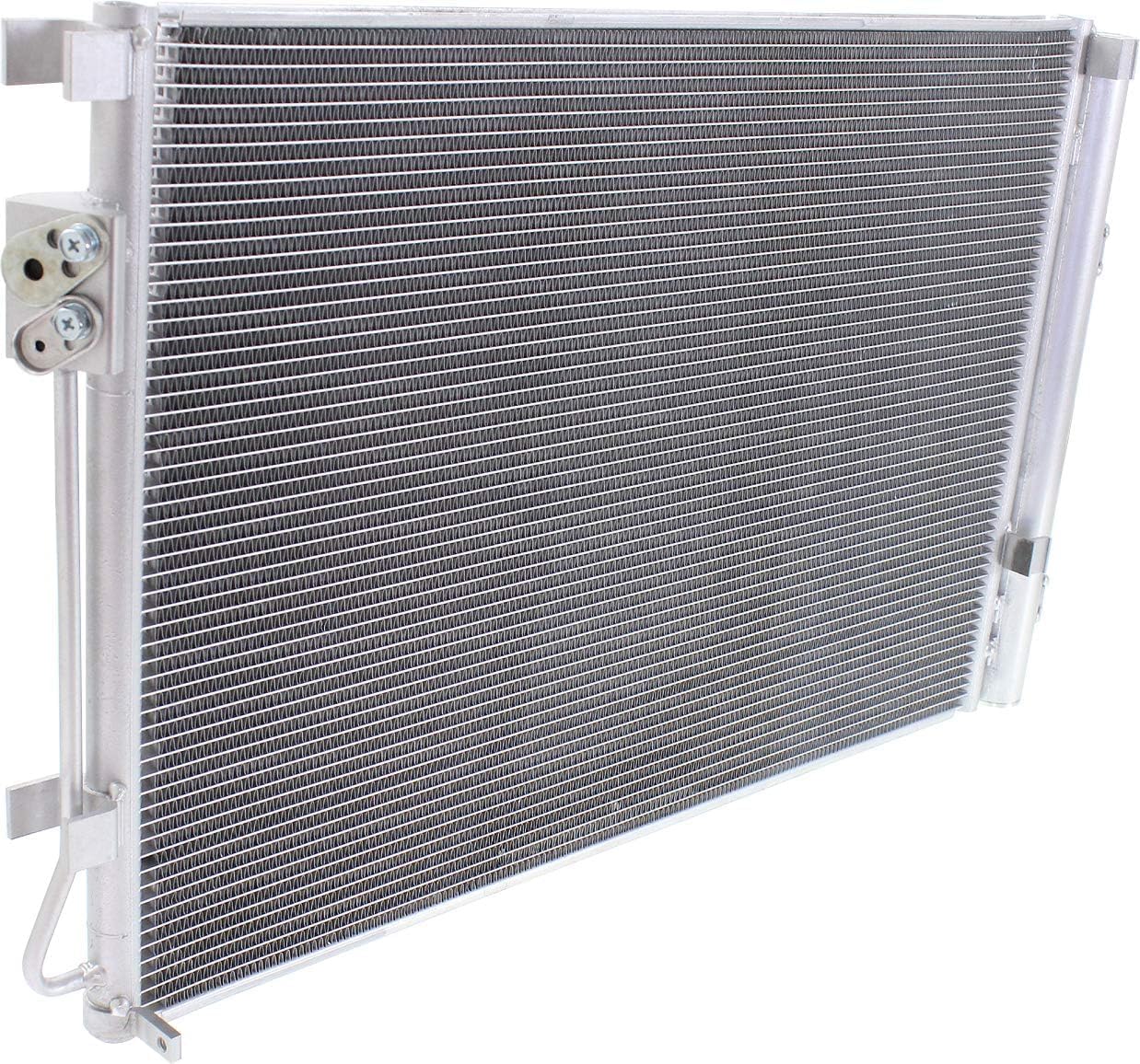 Front AC Condenser Aluminum Core Direct Replacement Compatible With 2012-2017 Hyundai Accent/Kia Rio/Veloster HY3030157 HY3030149 HY3030150 976061W000 976061W001 976061R0