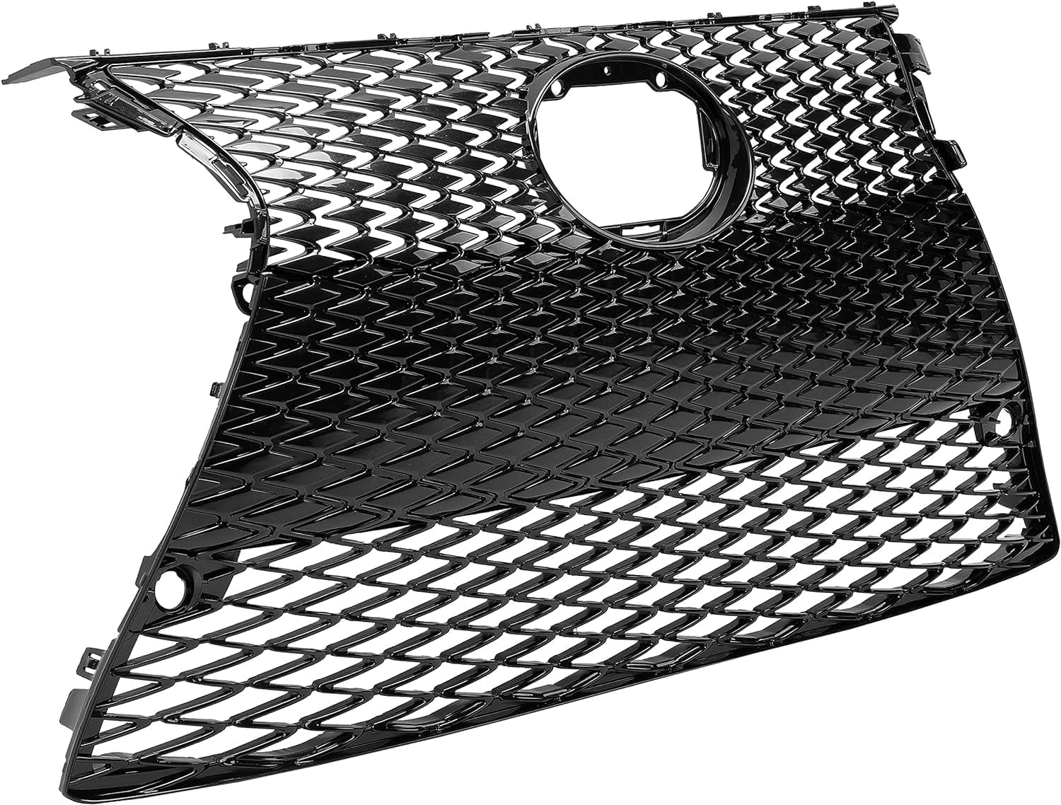 Front Bumper Cover + Upper & Lower Grille Primed + Head Lights + Fog Lamp Covers Left Driver And Right Passenger Side Direct Replacement Compatible With 2014-2016 Lexus IS250 / IS350