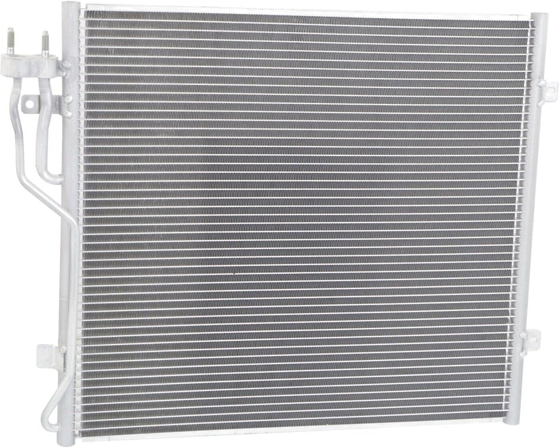 Front A/C Condenser Aluminum Core Direct Replacement Compatible With 2002-2007 Jeep Liberty CH3030154 CH3030219 55037512AB 55037465AC