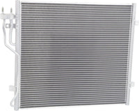 Front A/C Condenser Aluminum Core Direct Replacement Compatible With 2002-2007 Jeep Liberty CH3030154 CH3030219 55037512AB 55037465AC