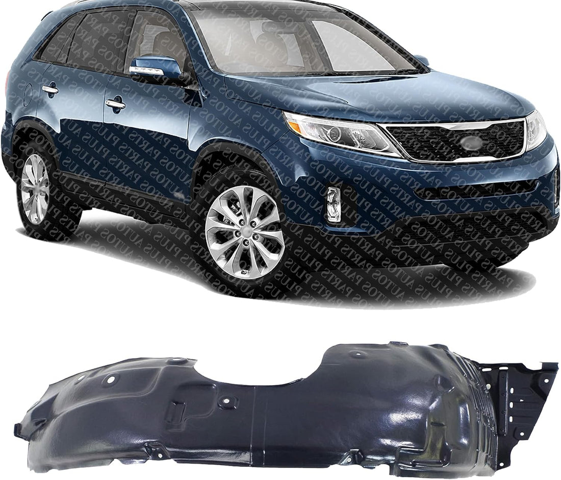 Front Fender Liner Right Passenger Side Direct Replacement Compatible With 2014-2015 Kia Sorento KI1249139 868201U700