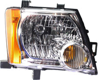 Set Of 2 Front Head Light Assembly Left Driver & Right Passenger Side Direct Replacement Compatible With 2005-2015 Nissan Xterra NI2502161 NI2503161 26060EA025 26010EA025