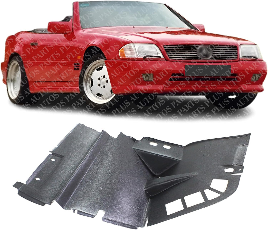 Front Section Fender Liner Right Passenger Side Direct Replacement Compatible With 1996-2002 Mercedes Benz SL-Class MB1251114 1298841235