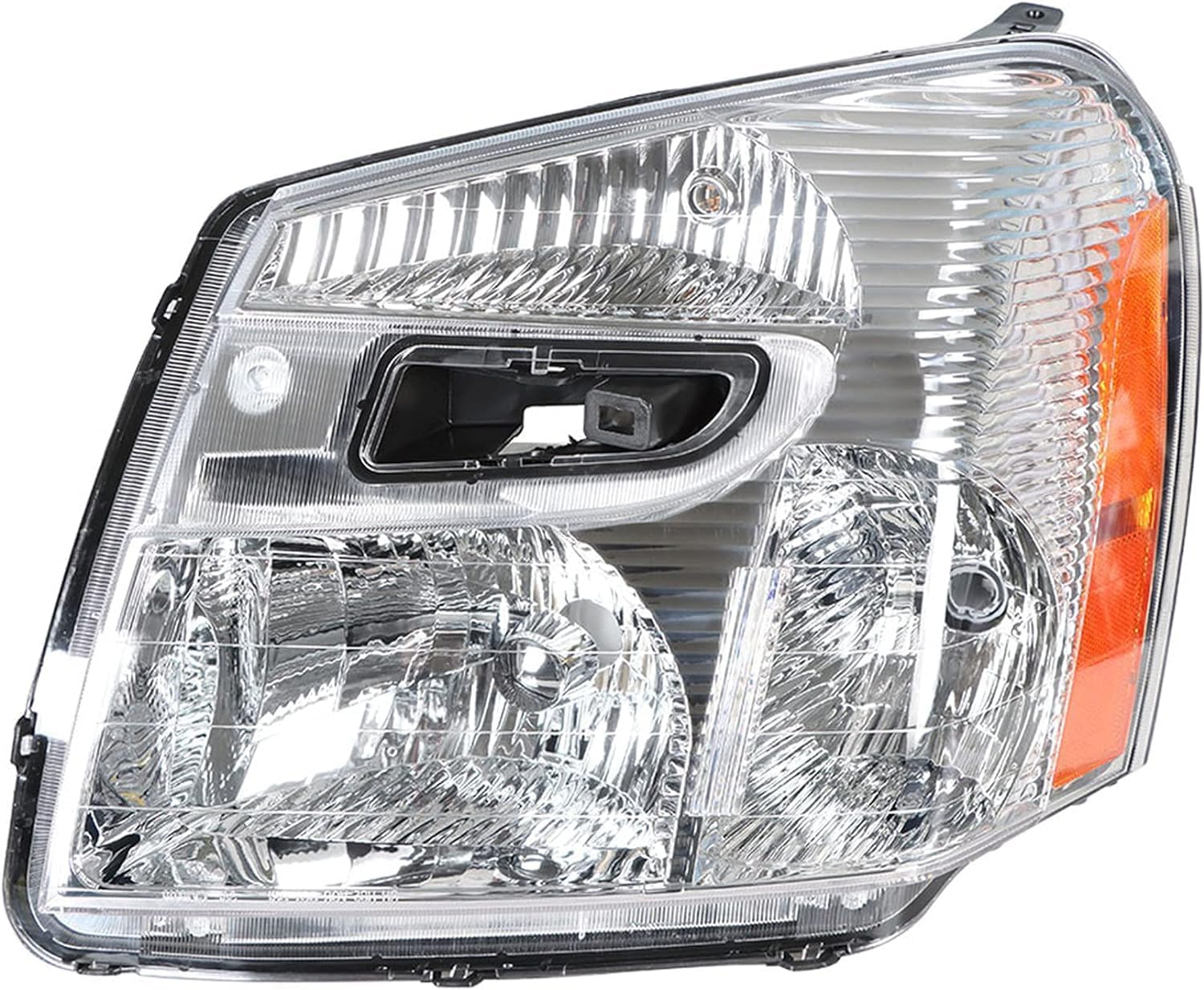 Front Head Light Assembly Left Driver Side Direct Replacement Compatible With 2005-2009 Chevrolet Equinox GM2502254 15888058