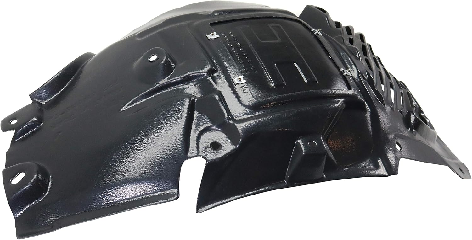 Front Fender Liner Middle Section Right Passenger Side Direct Replacement Compatible With 2014-2019 BMW 3-Series BM1249155 51717288912