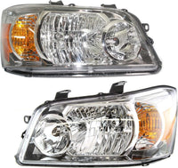 Set Of 2 Front Headlight Assembly Right Passenger & Left Driver Side Direct Replacement Compatible With 2004-2006 Toyota Highlander 8117048280-PFM 8113048280-PFM