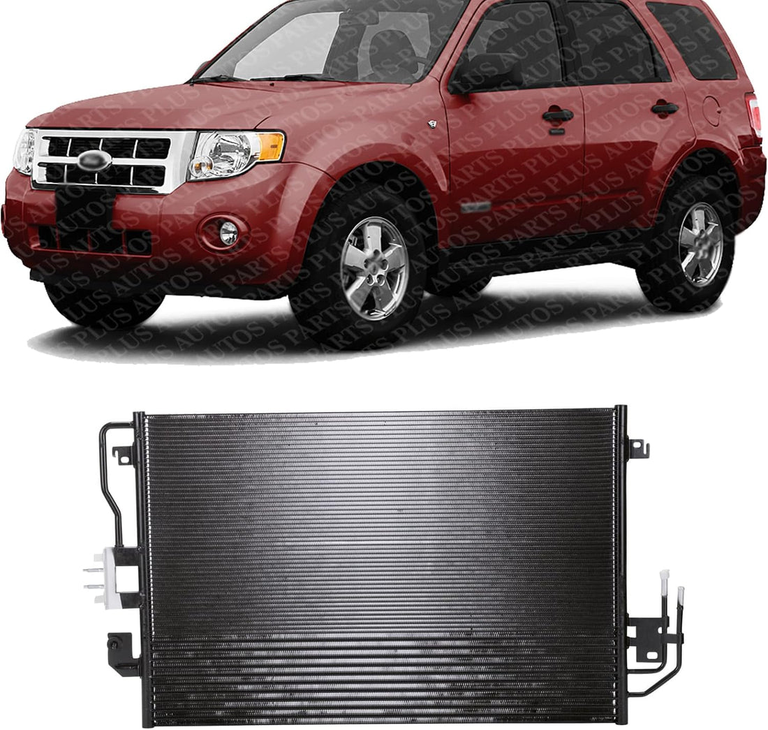 Front A/C Condenser Aluminum Core Direct Replacement Compatible With 2008 Ford Escape/Mazda Tribute/Mercury Mariner FO3030213 8L8Z19712J