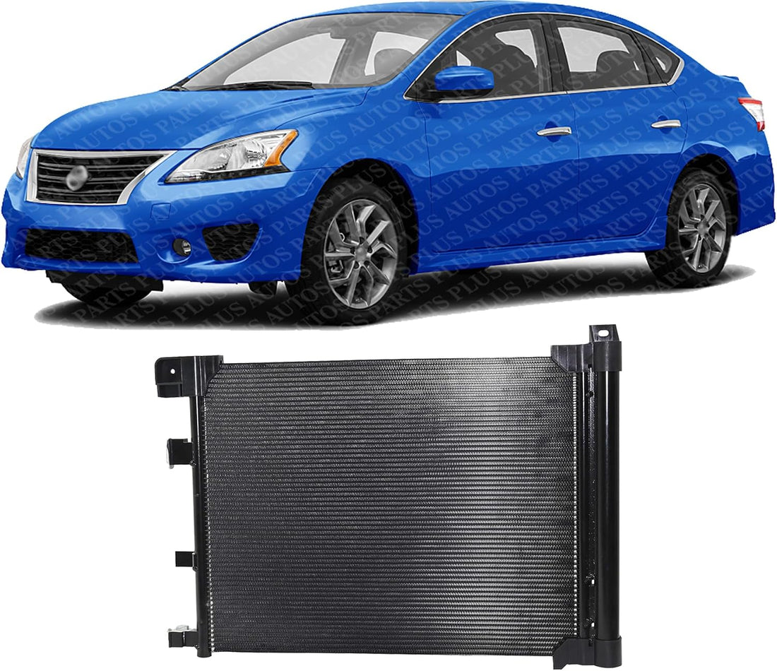 Front AC Condenser Aluminum Core Direct Replacement Compatible With 2013-2019 Nissan Sentra NI3030173 921003SH0C