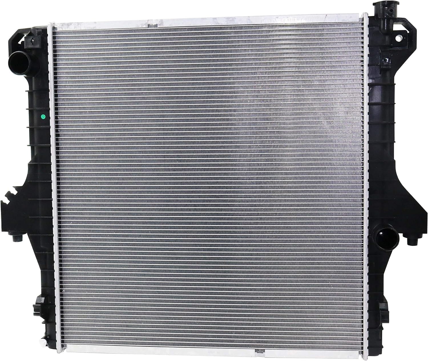 Front Radiator Aluminum Core Direct Replacement Compatible With 2003-2009 Dodge Ram 2500 3500 CH3010304 CH3010359 52028900AG 55056816AA