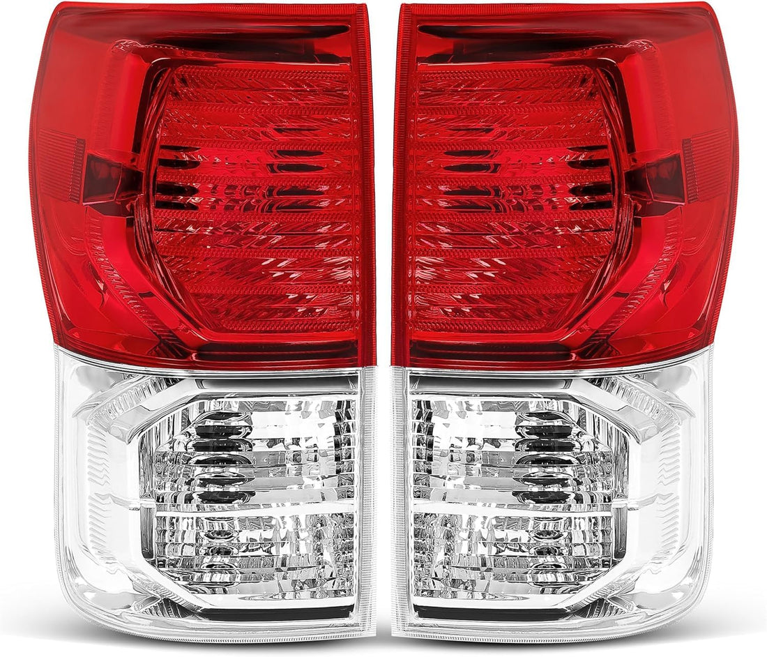 Set Of 2 Tail Light Assembly Left Driver & Right Passenger Side Direct Replacement Compatible With 2007-2009 Toyota Tundra TO2800165 TO2801165 815500C070 815600C070