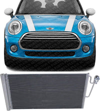 Front A/C Condenser Aluminum Core Direct Replacement Compatible With 2009-2016 Mini Cooper / 2011-2016 Countryman / 2013-2016 Paceman MC3030102 64539239920